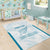 Custom New Zealand Silver Fern Football Area Rug Come On All White