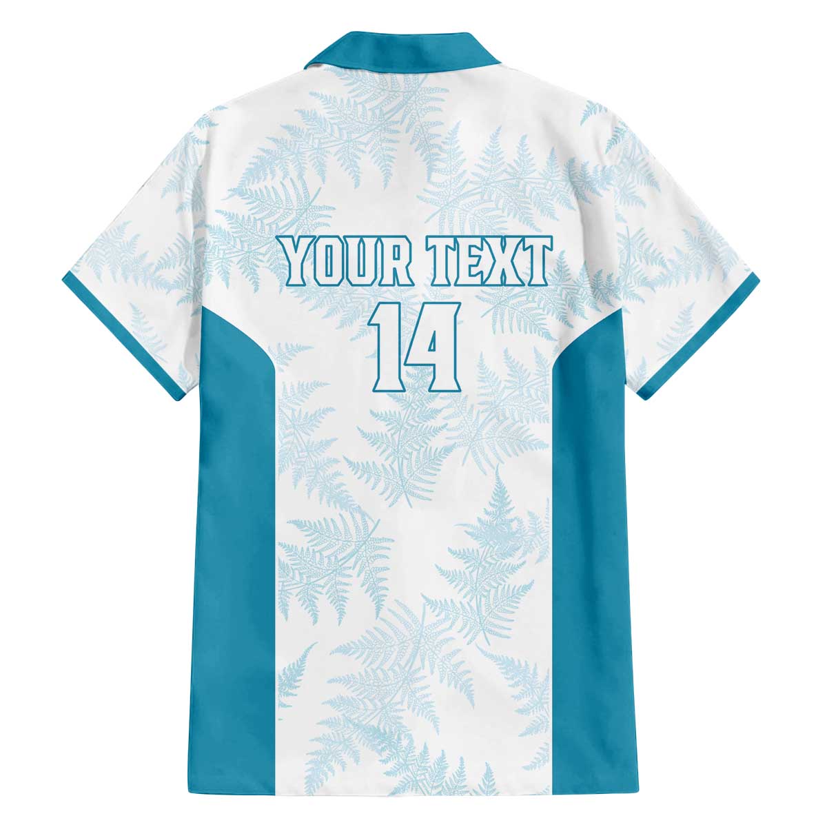 Custom New Zealand Silver Fern Football Family Matching Off The Shoulder Long Sleeve Dress and Hawaiian Shirt Come On All White LT14 - Polynesian Pride