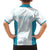 Custom New Zealand Silver Fern Football Family Matching Off Shoulder Short Dress and Hawaiian Shirt Come On All White