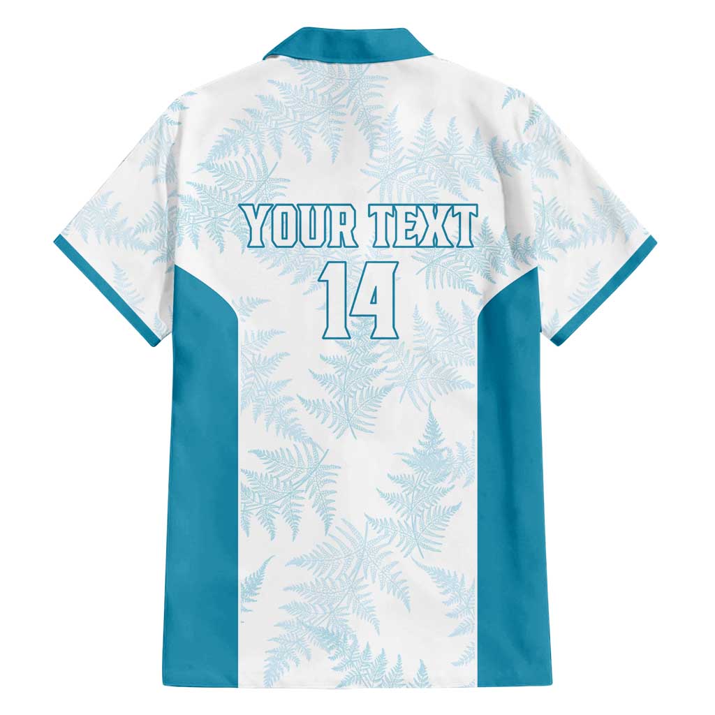 Custom New Zealand Silver Fern Football Family Matching Summer Maxi Dress and Hawaiian Shirt Come On All White LT14 - Polynesian Pride