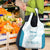 Custom New Zealand Silver Fern Football Grocery Bag Come On All White