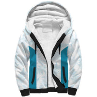 Custom New Zealand Silver Fern Football Sherpa Hoodie Come On All White LT14 Unisex White - Polynesian Pride