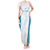 Custom New Zealand Silver Fern Football Tank Maxi Dress Come On All White