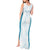 Custom New Zealand Silver Fern Football Tank Maxi Dress Come On All White