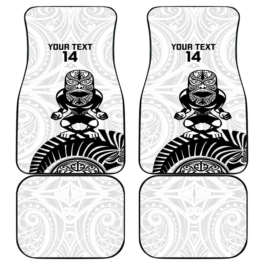 Custom Aotearoa Football Car Mats NZ Maori Tiki Go Champions LT14 - Polynesian Pride