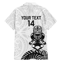 Custom Aotearoa Football Family Matching Off The Shoulder Long Sleeve Dress and Hawaiian Shirt NZ Maori Tiki Go Champions LT14 - Polynesian Pride