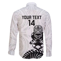 Custom Aotearoa Football Family Matching Short Sleeve Bodycon Dress and Hawaiian Shirt NZ Maori Tiki Go Champions LT14 - Polynesian Pride