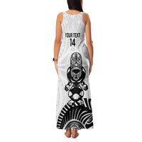 Custom Aotearoa Football Family Matching Tank Maxi Dress and Hawaiian Shirt NZ Maori Tiki Go Champions LT14 - Polynesian Pride