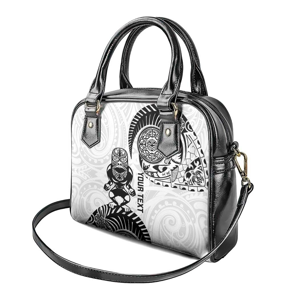 Custom Aotearoa Football Shoulder Handbag NZ Maori Tiki Go Champions LT14 - Polynesian Pride