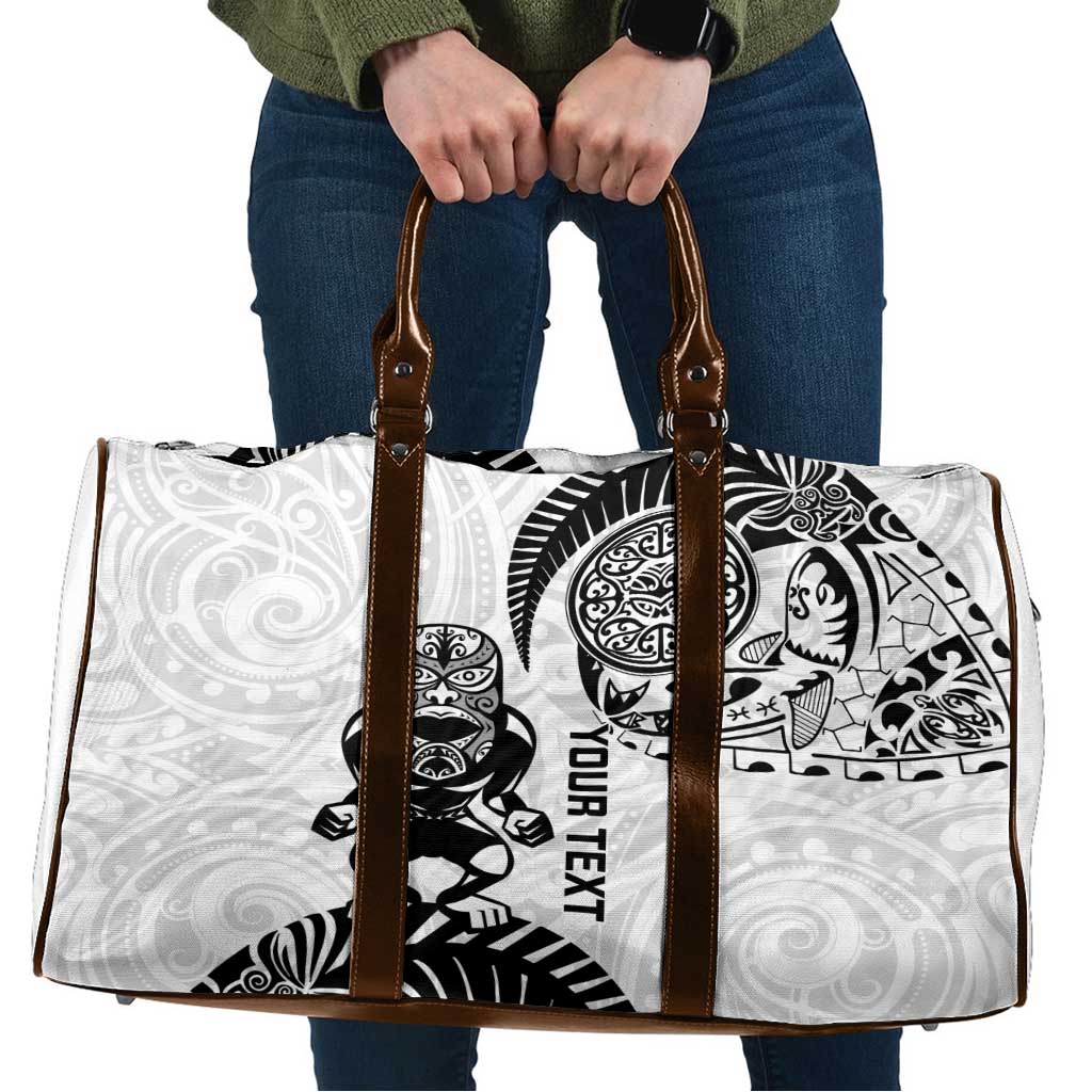 Custom Aotearoa Football Travel Bag NZ Maori Tiki Go Champions - Polynesian Pride