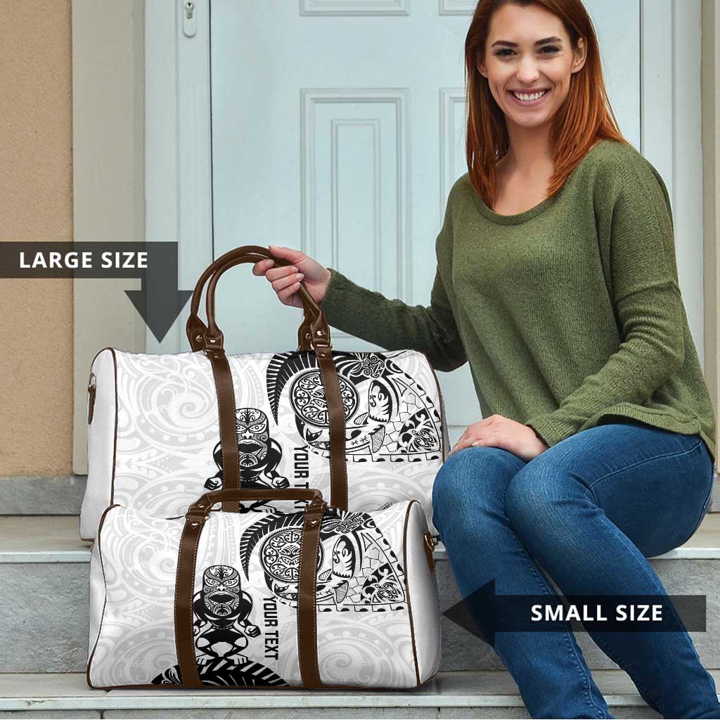 Custom Aotearoa Football Travel Bag NZ Maori Tiki Go Champions - Polynesian Pride