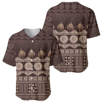 Bula Fiji Iri ni Meke Baseball Jersey Kuvui Fijian Masi LT14 - Polynesian Pride