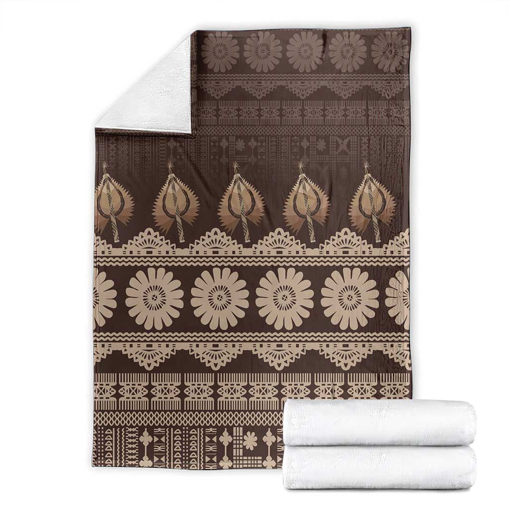 Bula Fiji Iri ni Meke Blanket Kuvui Fijian Masi - Polynesian Pride