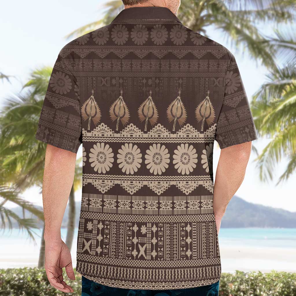 Bula Fiji Iri ni Meke Hawaiian Shirt Kuvui Fijian Masi - Polynesian Pride