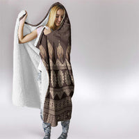 Bula Fiji Iri ni Meke Hooded Blanket Kuvui Fijian Masi - Polynesian Pride