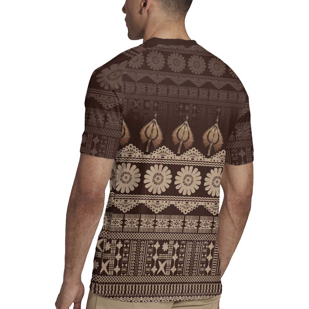 Bula Fiji Iri ni Meke Rugby Jersey Kuvui Fijian Masi - Polynesian Pride