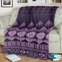 Bula Fiji Iri ni Meke Blanket Lokaloka Fijian Masi - Polynesian Pride