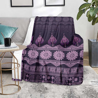 Bula Fiji Iri ni Meke Blanket Lokaloka Fijian Masi - Polynesian Pride