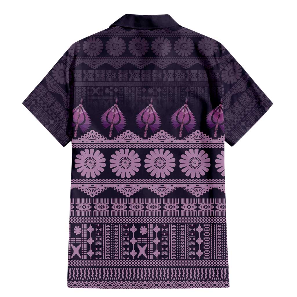 Bula Fiji Iri ni Meke Family Matching Mermaid Dress and Hawaiian Shirt Lokaloka Fijian Masi LT14 - Polynesian Pride