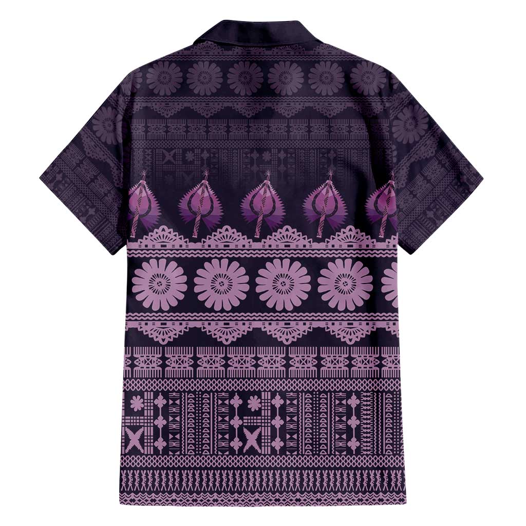 Bula Fiji Iri ni Meke Family Matching Short Sleeve Bodycon Dress and Hawaiian Shirt Lokaloka Fijian Masi LT14 - Polynesian Pride