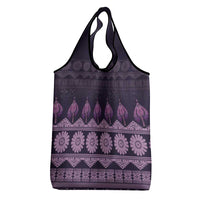 Bula Fiji Iri ni Meke Grocery Bag Lokaloka Fijian Masi - Polynesian Pride