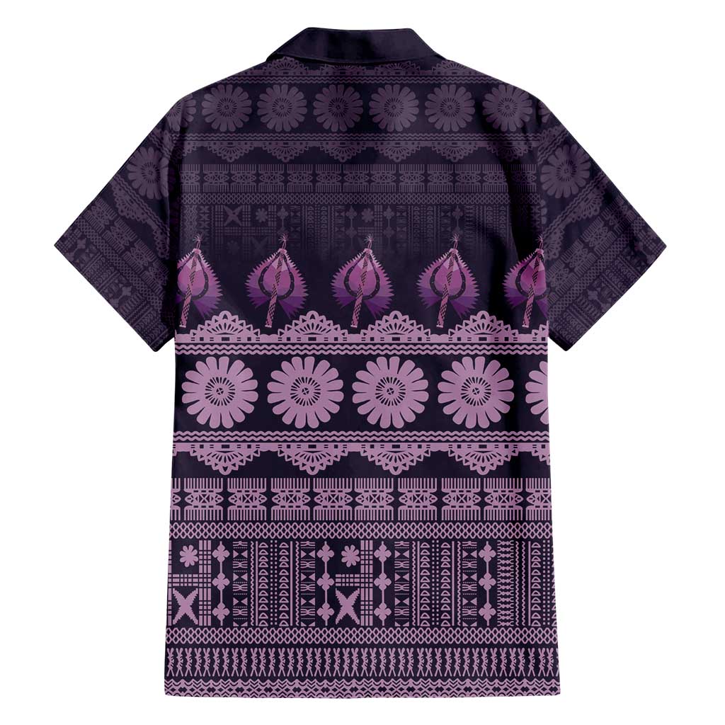 Bula Fiji Iri ni Meke Hawaiian Shirt Lokaloka Fijian Masi LT14 - Polynesian Pride