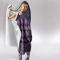 Bula Fiji Iri ni Meke Hooded Blanket Lokaloka Fijian Masi - Polynesian Pride