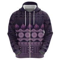 Bula Fiji Iri ni Meke Hoodie Lokaloka Fijian Masi LT14 - Polynesian Pride