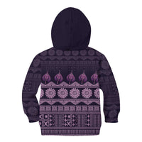 Bula Fiji Iri ni Meke Kid Hoodie Lokaloka Fijian Masi LT14 - Polynesian Pride