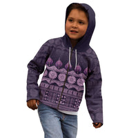 Bula Fiji Iri ni Meke Kid Hoodie Lokaloka Fijian Masi LT14 - Polynesian Pride