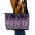 Bula Fiji Iri ni Meke Leather Tote Bag Lokaloka Fijian Masi - Polynesian Pride
