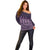 Bula Fiji Iri ni Meke Off Shoulder Sweater Lokaloka Fijian Masi - Polynesian Pride
