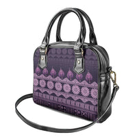 Bula Fiji Iri ni Meke Shoulder Handbag Lokaloka Fijian Masi - Polynesian Pride