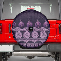 Bula Fiji Iri ni Meke Spare Tire Cover Lokaloka Fijian Masi LT14 - Polynesian Pride