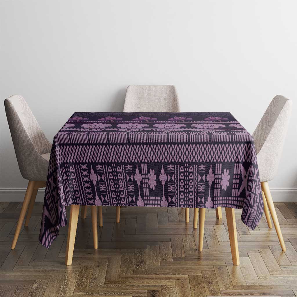 Bula Fiji Iri ni Meke Tablecloth Lokaloka Fijian Masi - Polynesian Pride