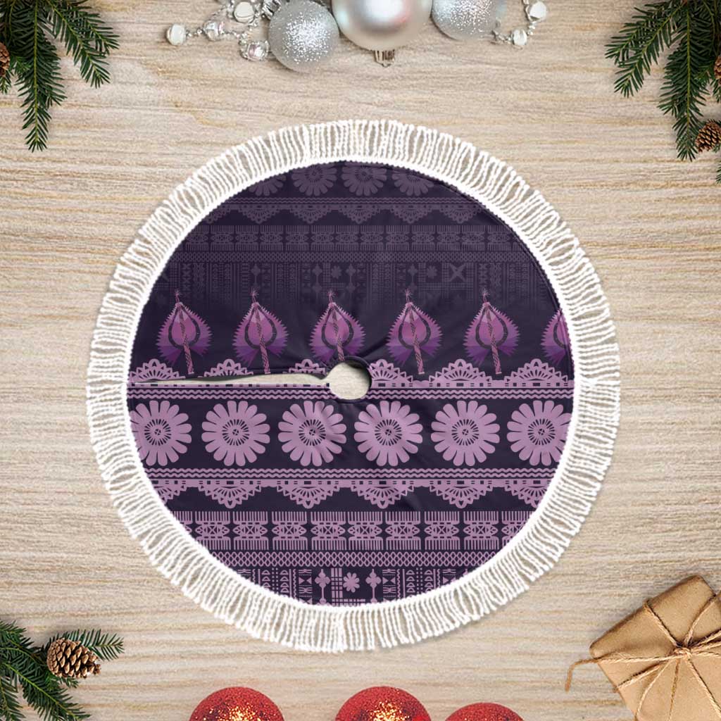 Bula Fiji Iri ni Meke Tree Skirt Lokaloka Fijian Masi - Polynesian Pride