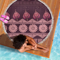 Bula Fiji Iri ni Meke Beach Blanket Piqi Fijian Masi - Polynesian Pride