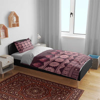 Bula Fiji Iri ni Meke Bedding Set Piqi Fijian Masi - Polynesian Pride