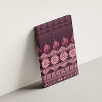 Bula Fiji Iri ni Meke Canvas Wall Art Piqi Fijian Masi - Polynesian Pride