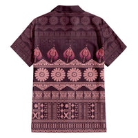 Bula Fiji Iri ni Meke Family Matching Tank Maxi Dress and Hawaiian Shirt Piqi Fijian Masi LT14 - Polynesian Pride