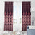 Bula Fiji Iri ni Meke Window Curtain Piqi Fijian Masi - Polynesian Pride