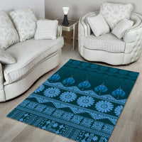 Bula Fiji Iri ni Meke Area Rug Karakarawa Fijian Masi - Polynesian Pride