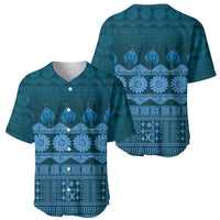 Bula Fiji Iri ni Meke Baseball Jersey Karakarawa Fijian Masi - Polynesian Pride