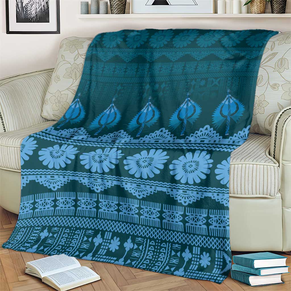 Bula Fiji Iri ni Meke Blanket Karakarawa Fijian Masi - Polynesian Pride