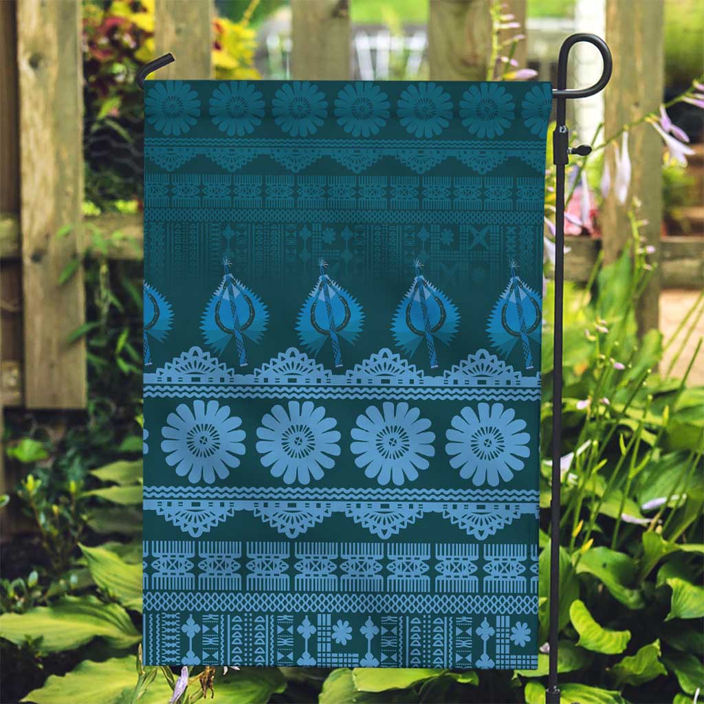 Bula Fiji Iri ni Meke Garden Flag Karakarawa Fijian Masi - Polynesian Pride