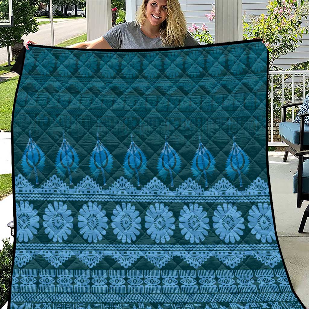 Bula Fiji Iri ni Meke Quilt Karakarawa Fijian Masi - Polynesian Pride