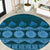 Bula Fiji Iri ni Meke Round Carpet Karakarawa Fijian Masi - Polynesian Pride