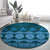 Bula Fiji Iri ni Meke Round Carpet Karakarawa Fijian Masi - Polynesian Pride