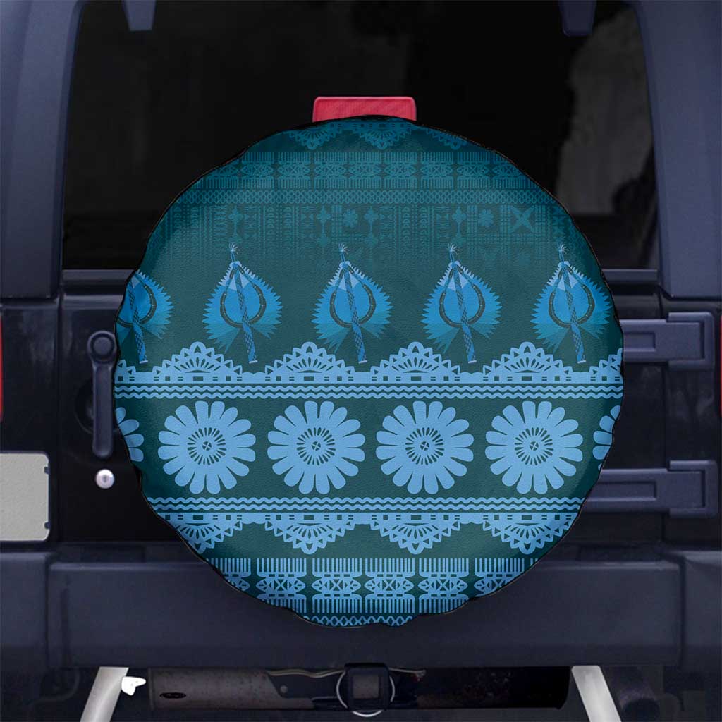 Bula Fiji Iri ni Meke Spare Tire Cover Karakarawa Fijian Masi - Polynesian Pride