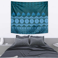 Bula Fiji Iri ni Meke Tapestry Karakarawa Fijian Masi - Polynesian Pride